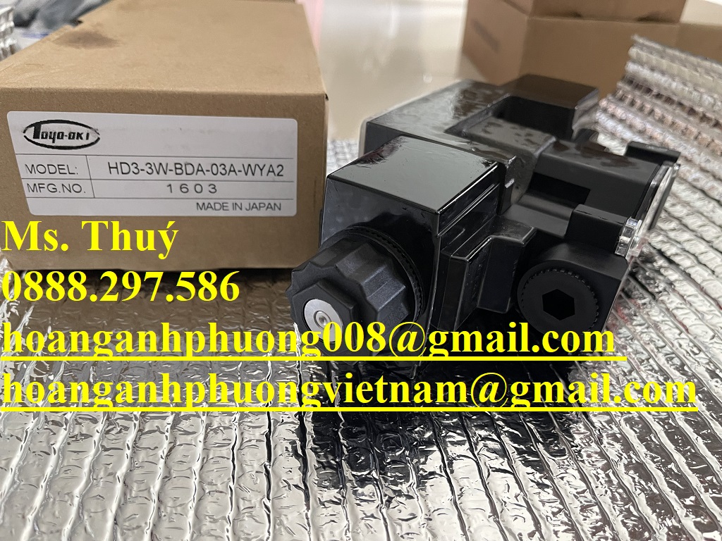 GIÁ TỐT - Van thuỷ lực Toyo - Oki HD3-3W-BDA-03A-WYA2 - Toàn Quốc